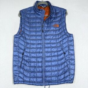 North Face Thermoball Vest Mens‎ Small Insulated Packable Puffer Layering Jacket